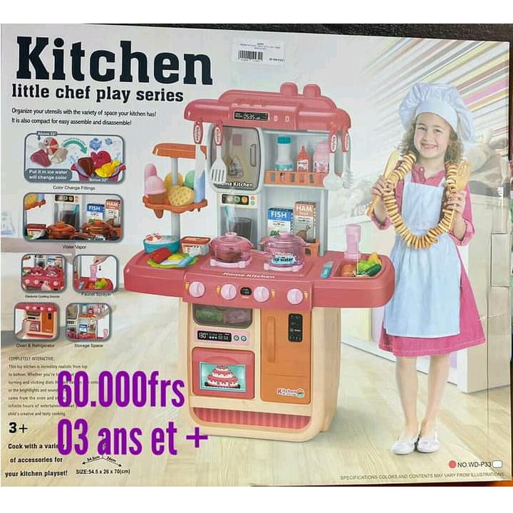 Cuisine fast food kitchen jouet 3 ans+